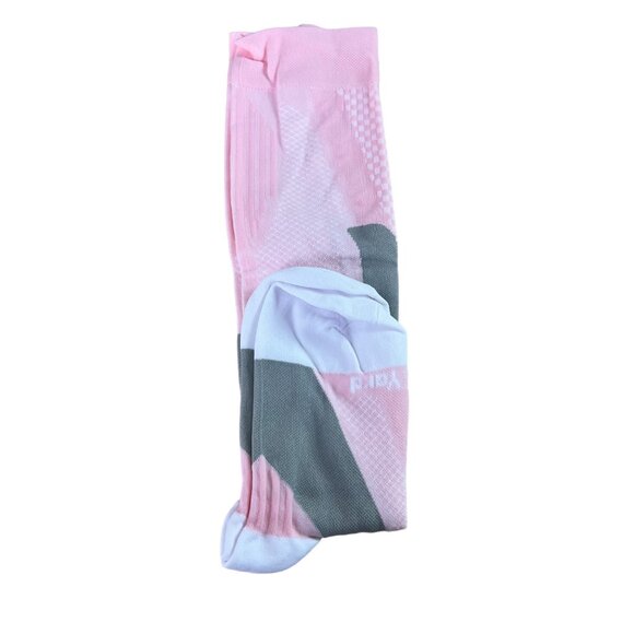 New Womens Pink Gray  Advance Gradual Compression Stocking Socks - Picture 4 of 5